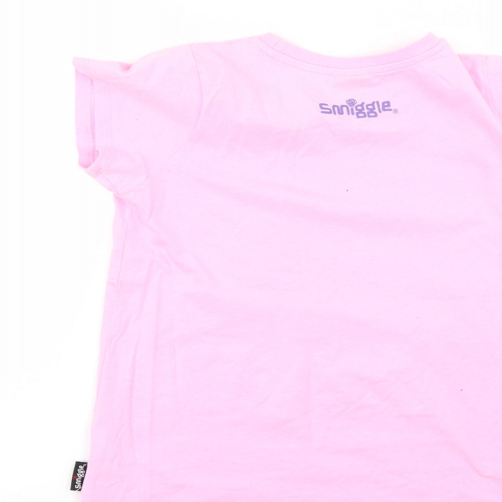 Smiggle Girls Pink   Basic T-Shirt Size M