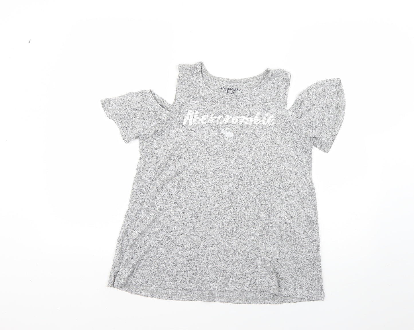 abercrombie Girls Grey   Basic T-Shirt Size 13-14 Years