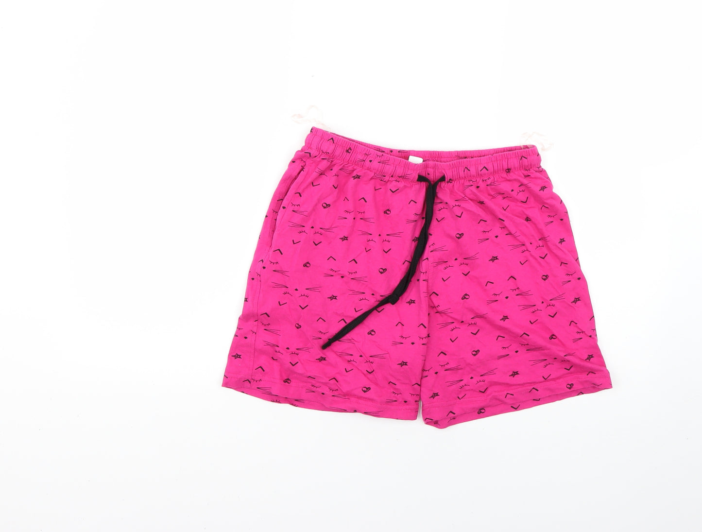 Juliet Womens Pink Geometric   Pyjama Pants Size M