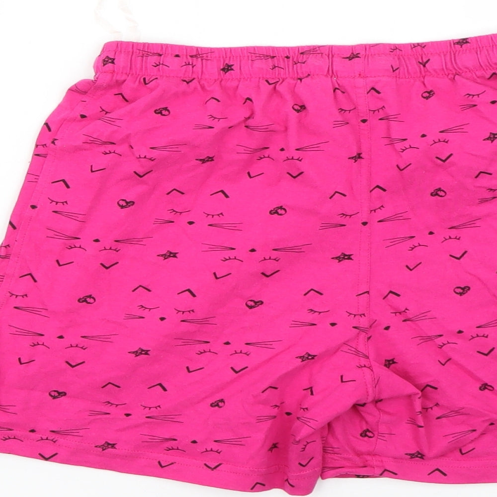 Juliet Womens Pink Geometric   Pyjama Pants Size M