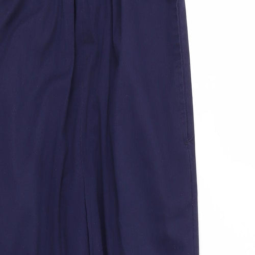 behrens Womens Blue   Cropped Trousers Size S L26 in