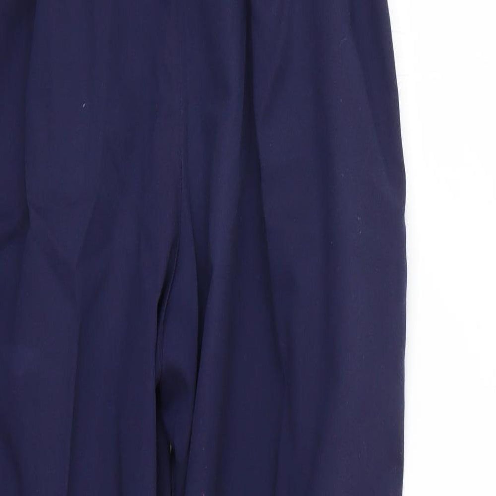 behrens Womens Blue   Cropped Trousers Size S L26 in