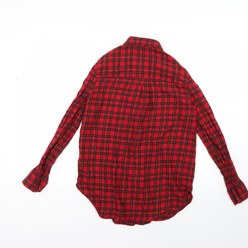 H&M Mens Multicoloured Check   Button-Up Size 34