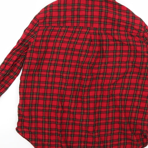 H&M Mens Multicoloured Check   Button-Up Size 34