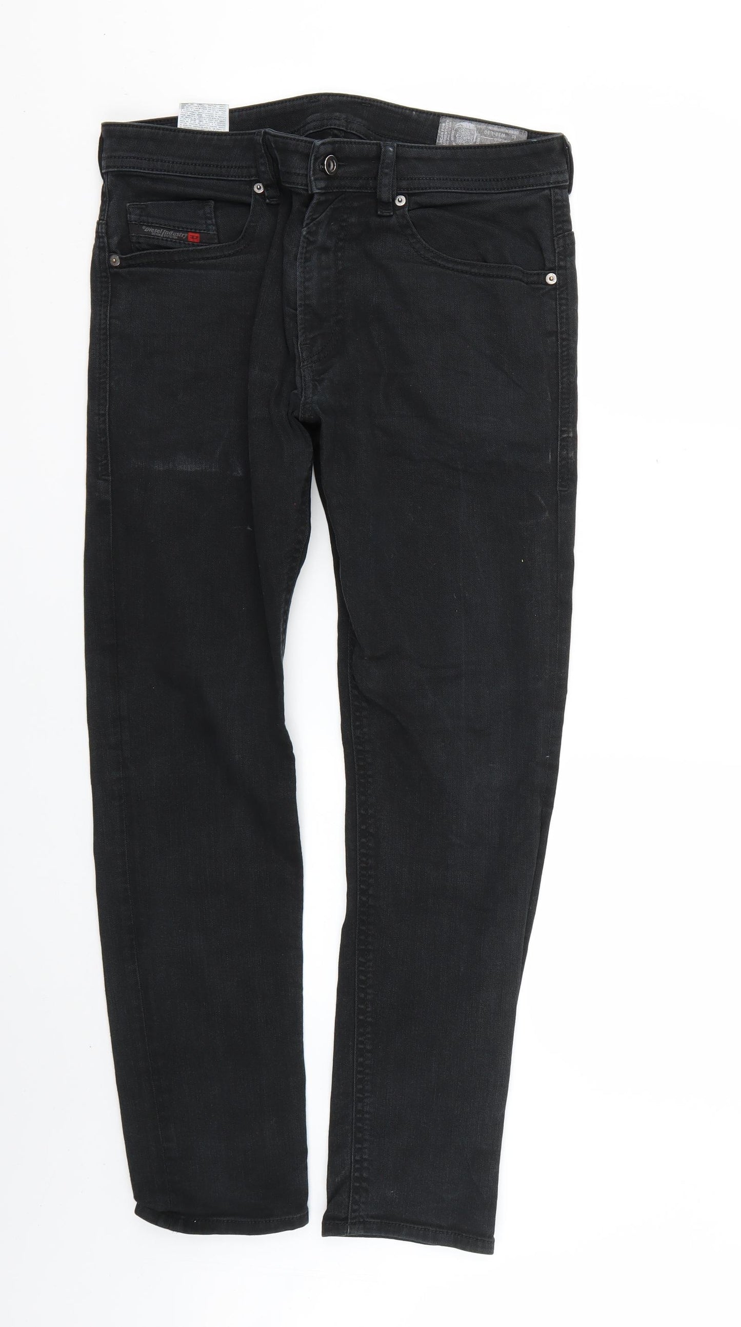 thommer Mens Black   Straight Jeans Size 32 L28 in
