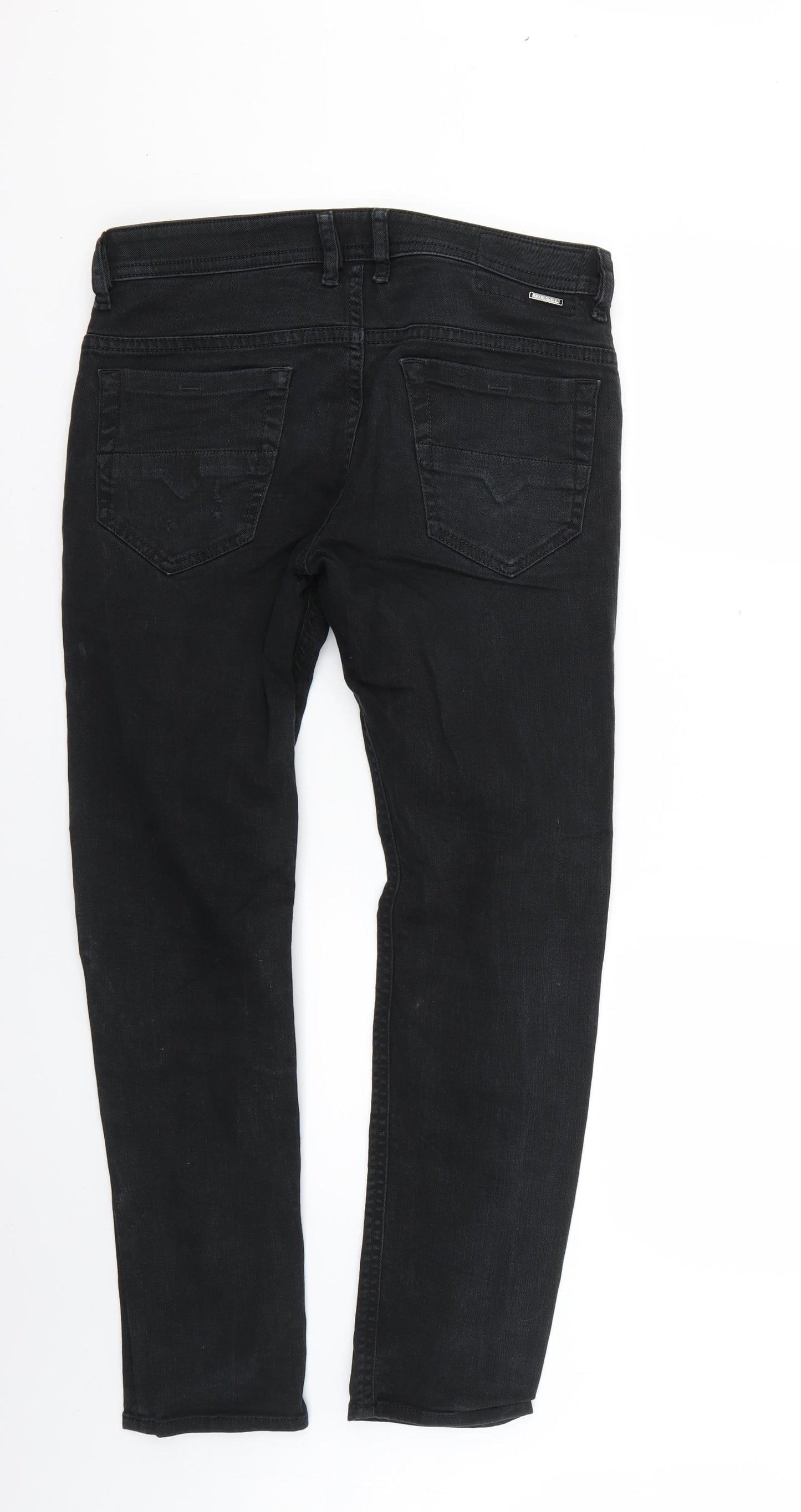 thommer Mens Black   Straight Jeans Size 32 L28 in