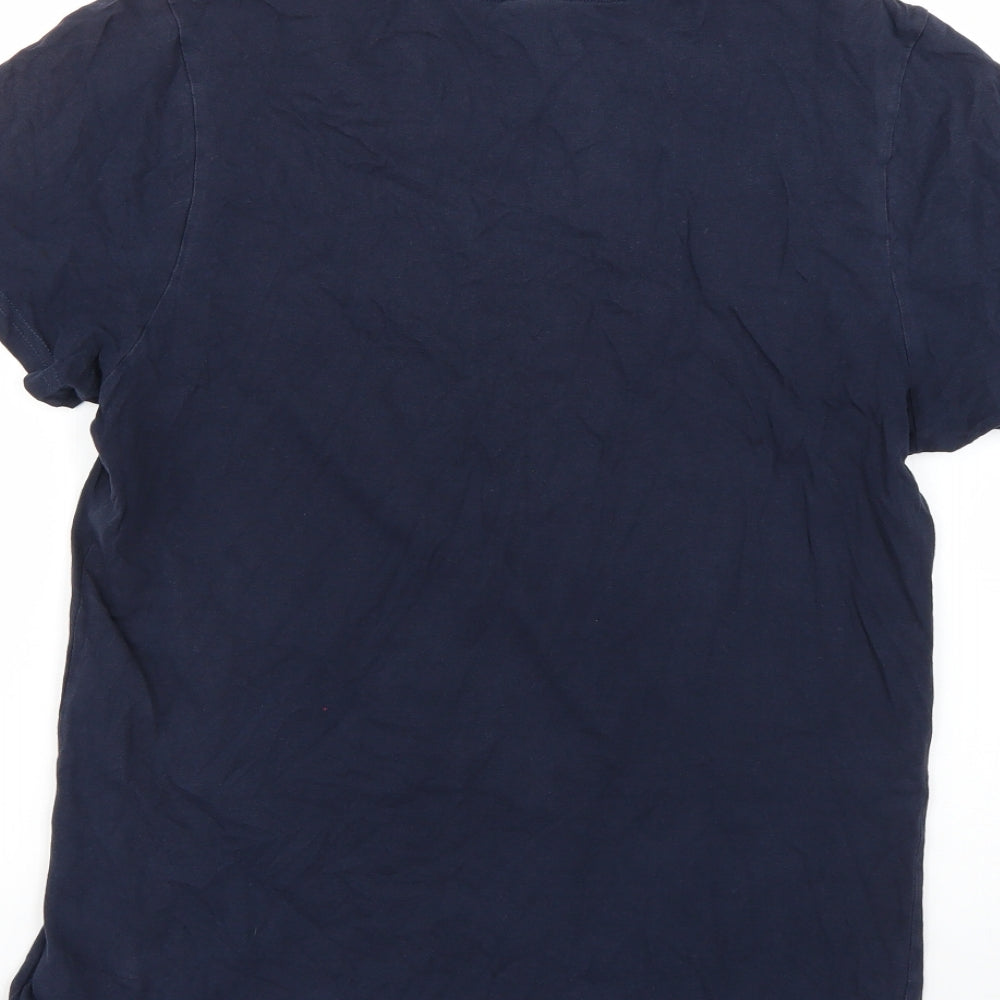 H&M Mens Blue    T-Shirt Size M