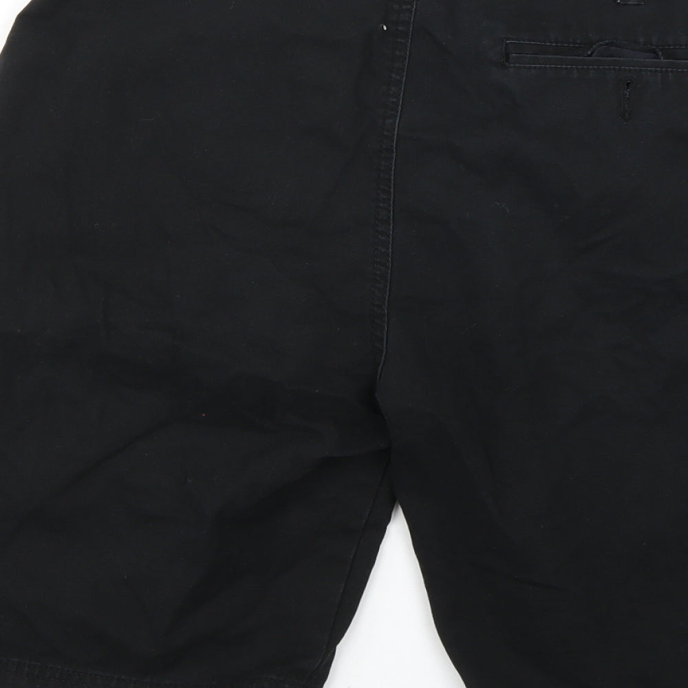 Cedar Wood State Mens Black   Chino Shorts Size 32