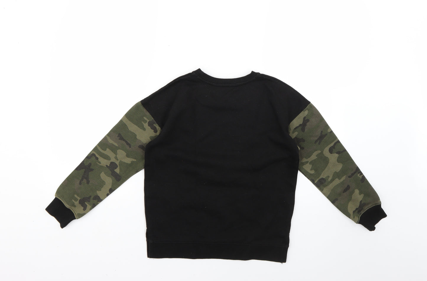 Primark Boys Multicoloured Camouflage  Pullover Jumper Size 8-9 Years