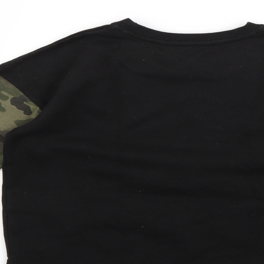 Primark Boys Multicoloured Camouflage  Pullover Jumper Size 8-9 Years