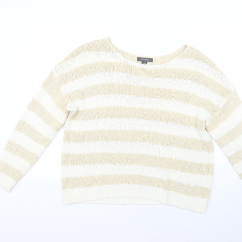 Primark Womens Multicoloured Striped  Pullover Jumper Size 18