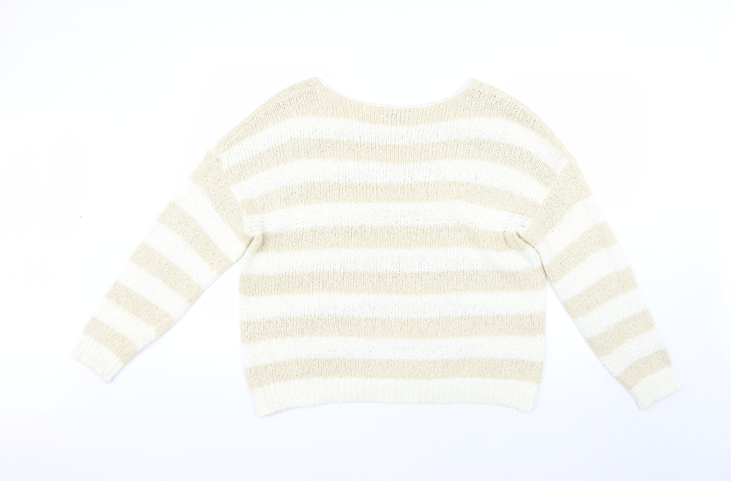 Primark Womens Multicoloured Striped  Pullover Jumper Size 18