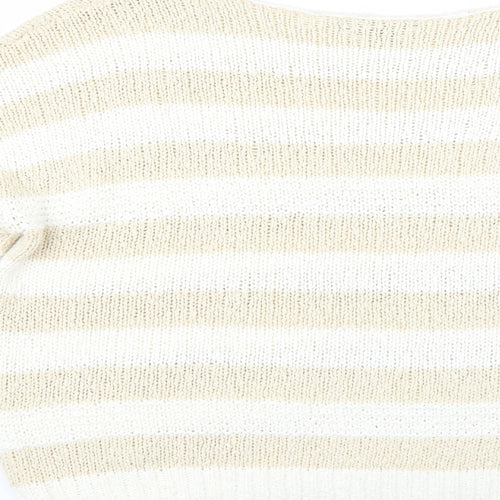 Primark Womens Multicoloured Striped  Pullover Jumper Size 18