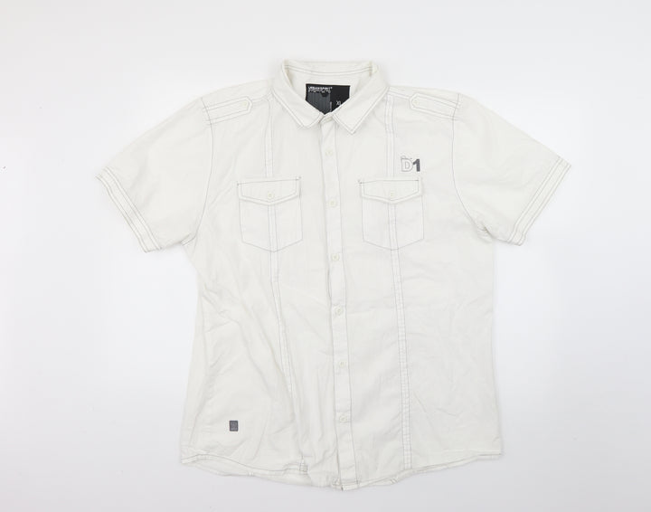 urban spirit Mens White    Button-Up Size XL