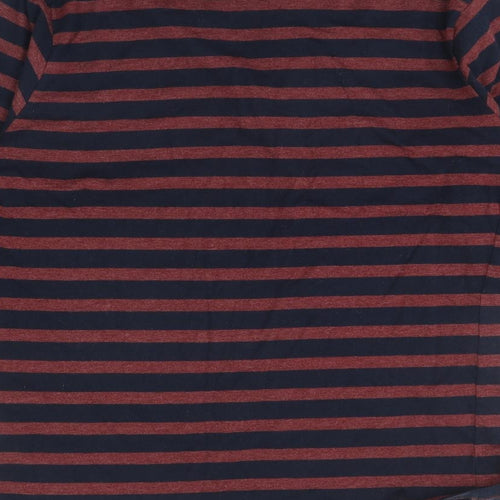 Cedar Wood State Mens Blue Striped   T-Shirt Size M
