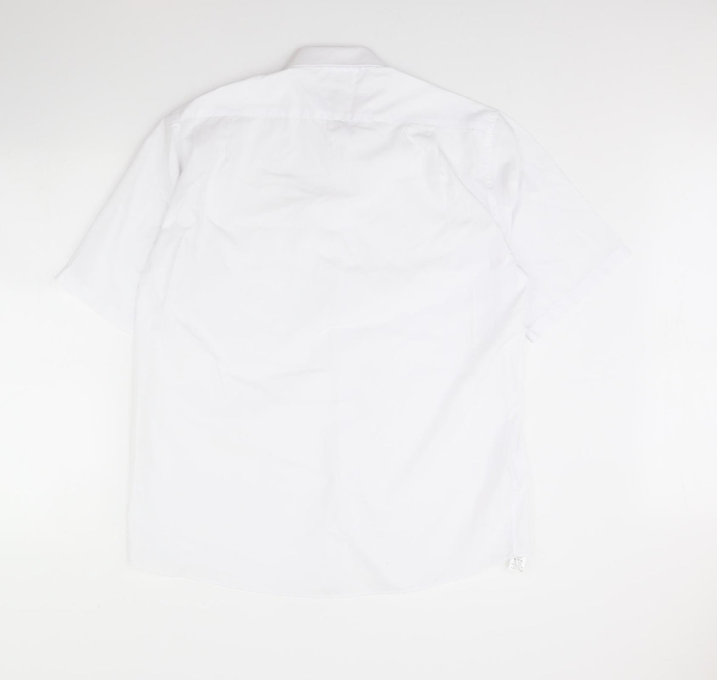George Mens White    Dress Shirt Size 15.5
