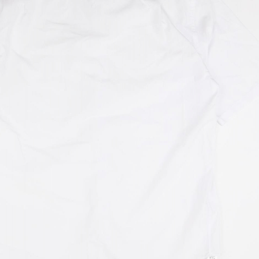 George Mens White    Dress Shirt Size 15.5