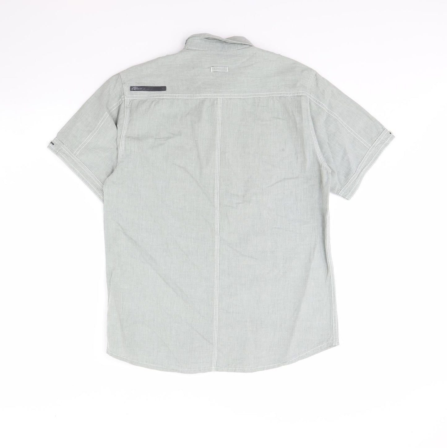 Dissident Mens Green    Dress Shirt Size M