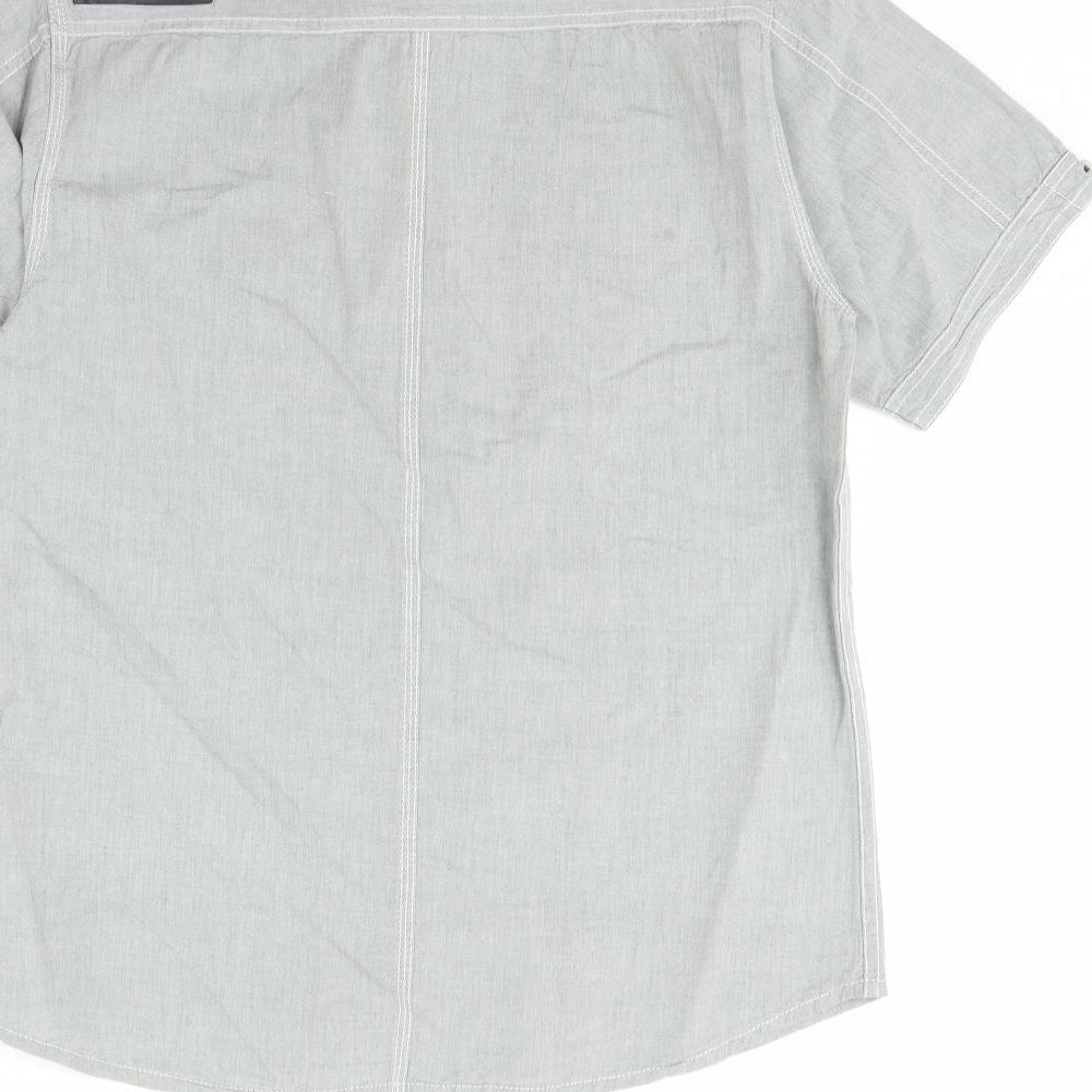 Dissident Mens Green    Dress Shirt Size M