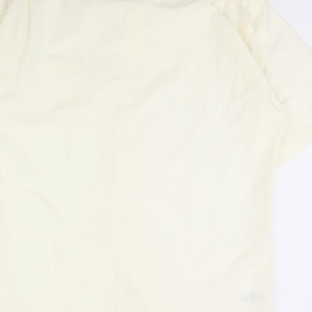 M&s Mens Ivory    Dress Shirt Size 15.5