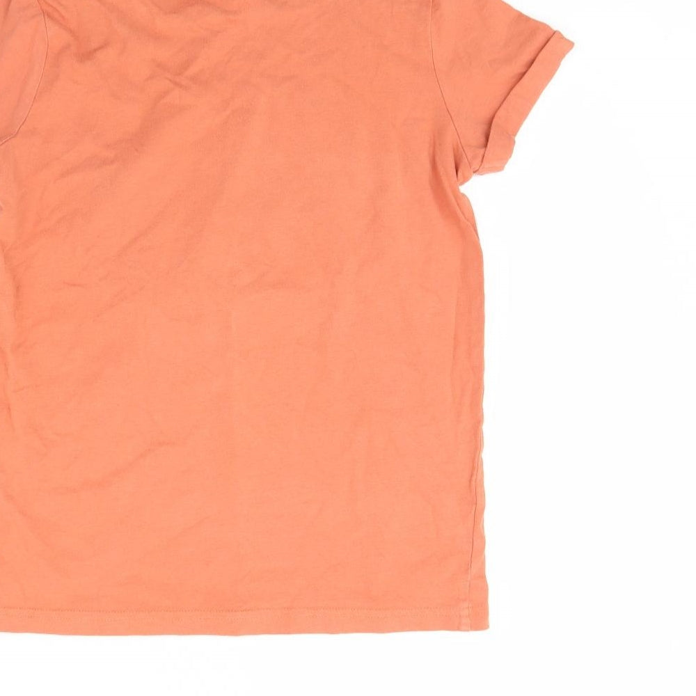 Primark Girls Orange   Basic T-Shirt Size 11 Years