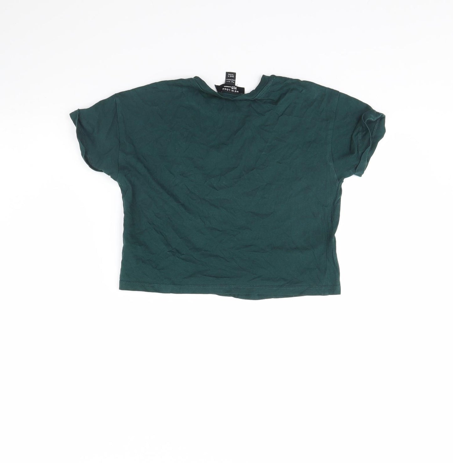 New Look Girls Green   Cropped T-Shirt Size 10 Years