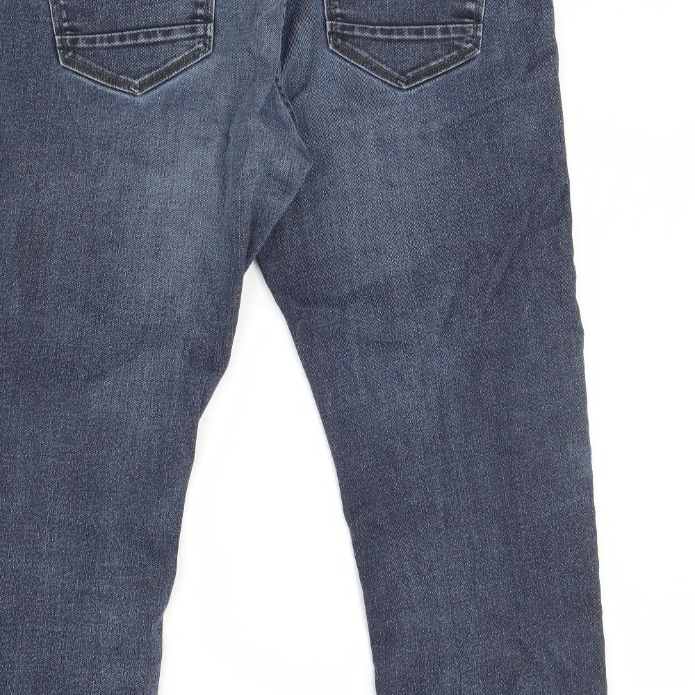 NEXT Mens Blue  Denim Straight Jeans Size 40 L30 in