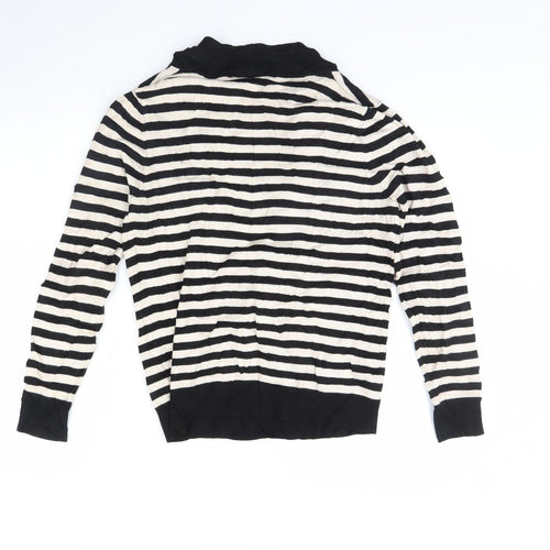 Wallis  Womens Ivory Striped  Pullover Jumper Size 14