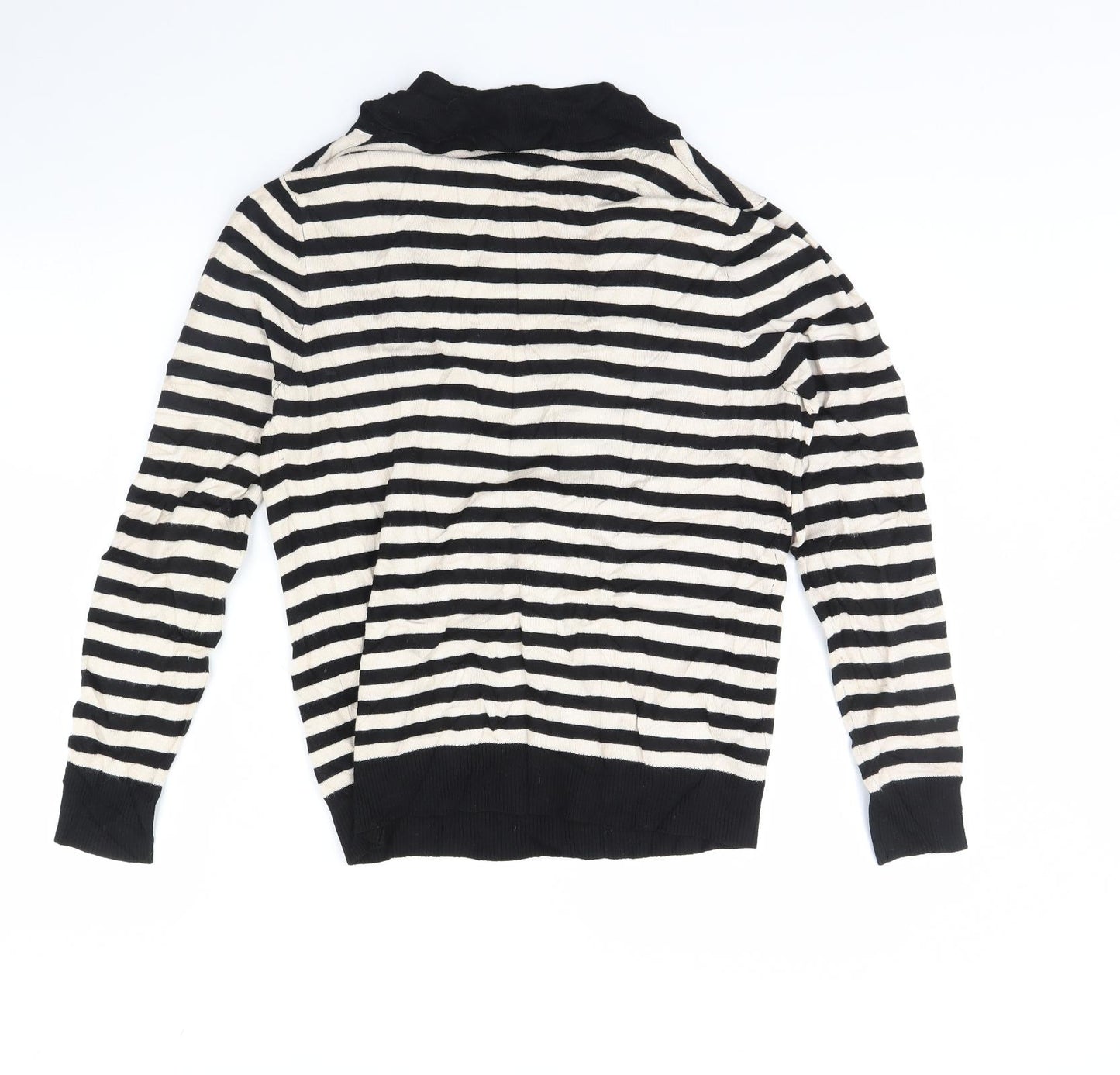Wallis  Womens Ivory Striped  Pullover Jumper Size 14