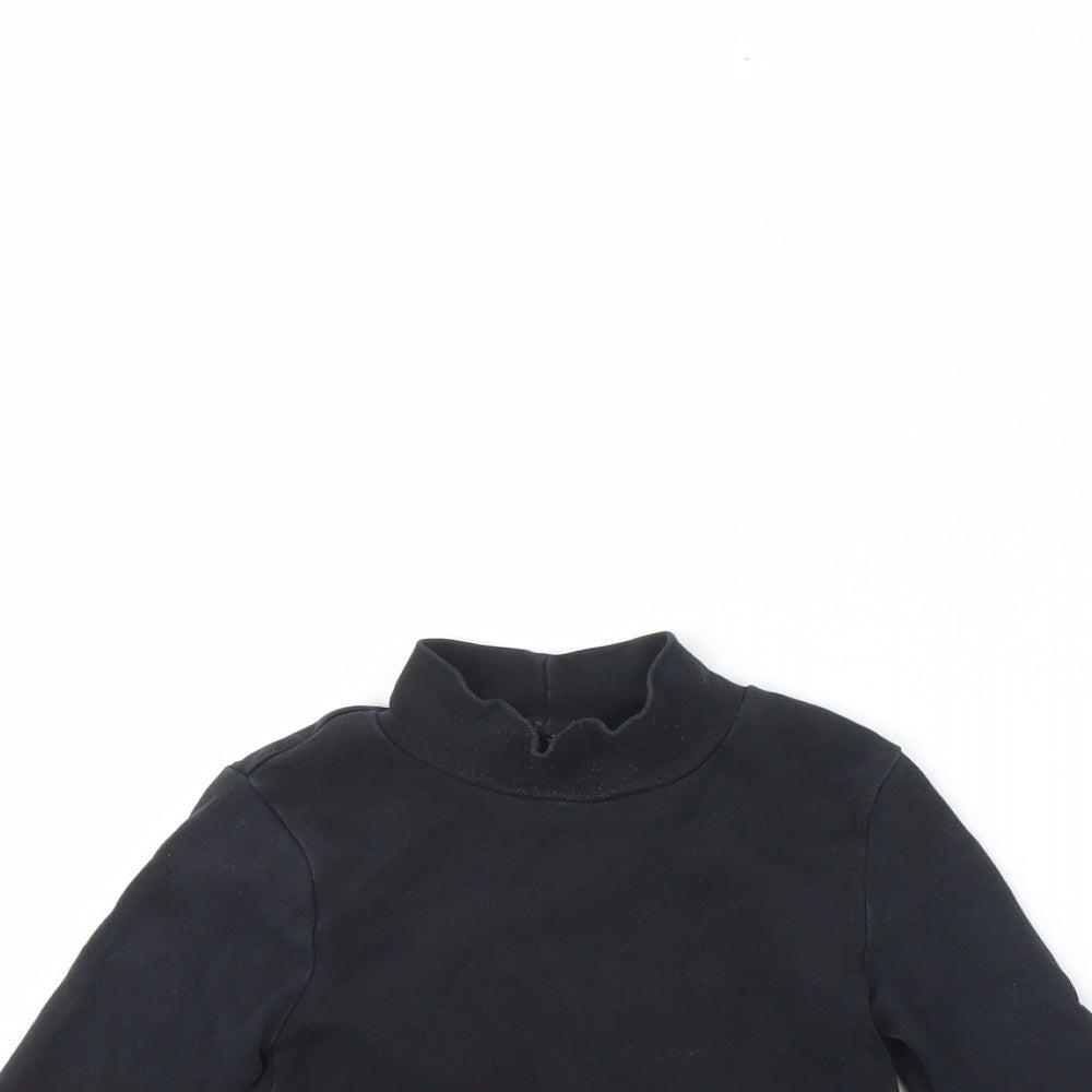 George Girls Black   Pullover Jumper Size 2 Years
