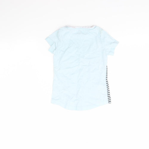Juniors Girls Blue Solid  Cami Pyjama Top Size 3 Years