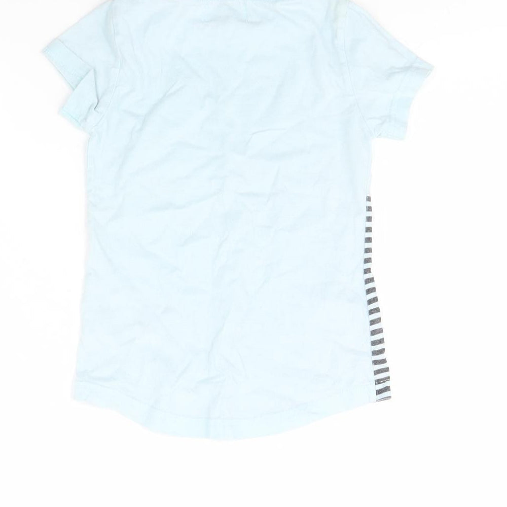 Juniors Girls Blue Solid  Cami Pyjama Top Size 3 Years