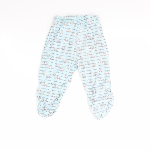 Juniors Girls Blue Striped  Cami Pyjama Pants Size 3 Years