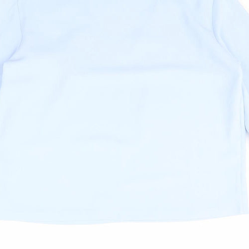 H&M Womens Blue   Basic Blouse Size 12