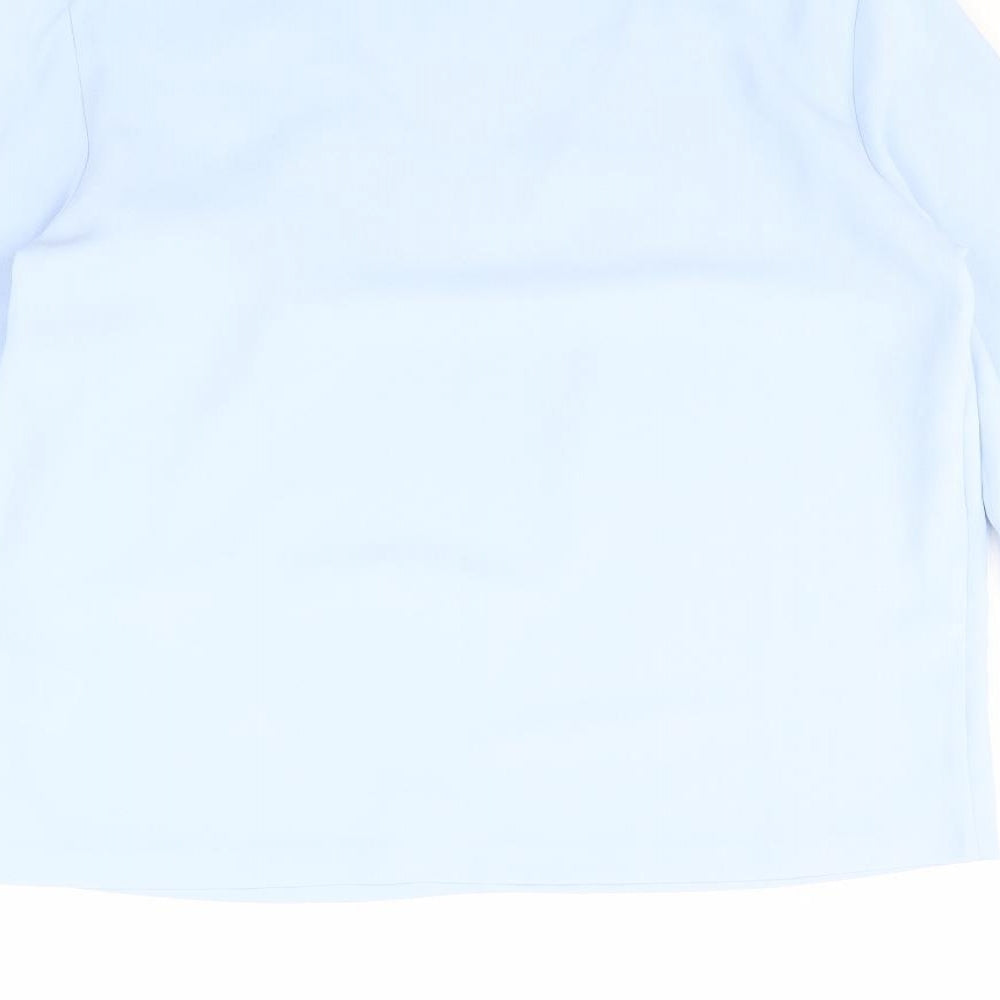 H&M Womens Blue   Basic Blouse Size 12