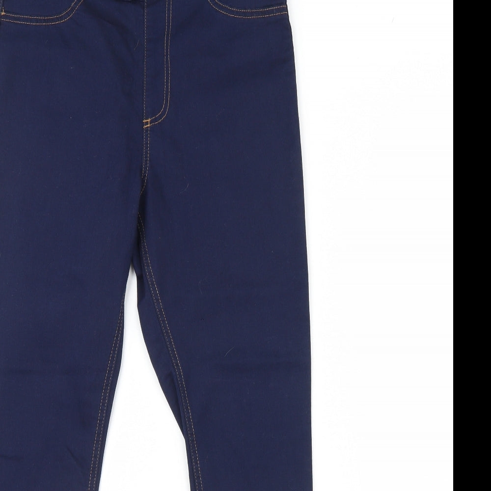 M&s Womens Blue  Denim Skinny Jeans Size 12 L28 in