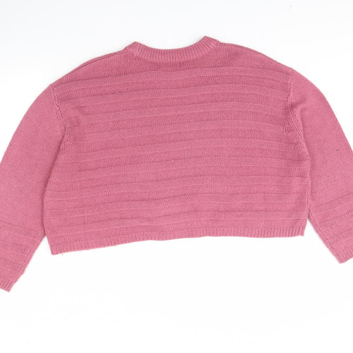 Topshop  Womens Pink   Pullover Jumper Size 12