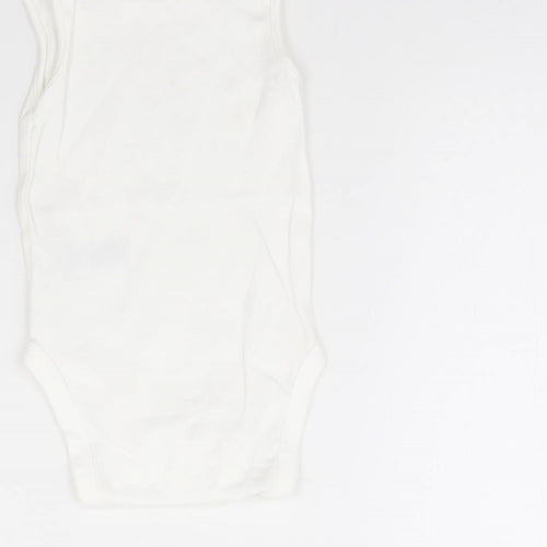 NEXT Baby White   Babygrow One-Piece Size 6-9 Months