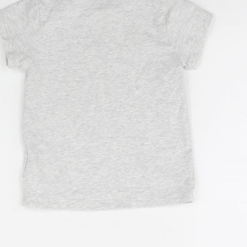 NEXT Baby Grey   Basic T-Shirt Size 12 Months  - Fish