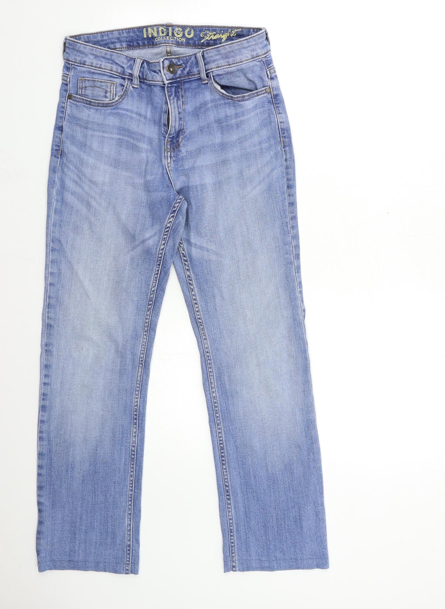 Marks and Spencer Womens Blue  Denim Skinny Jeans Size 10 L27 in