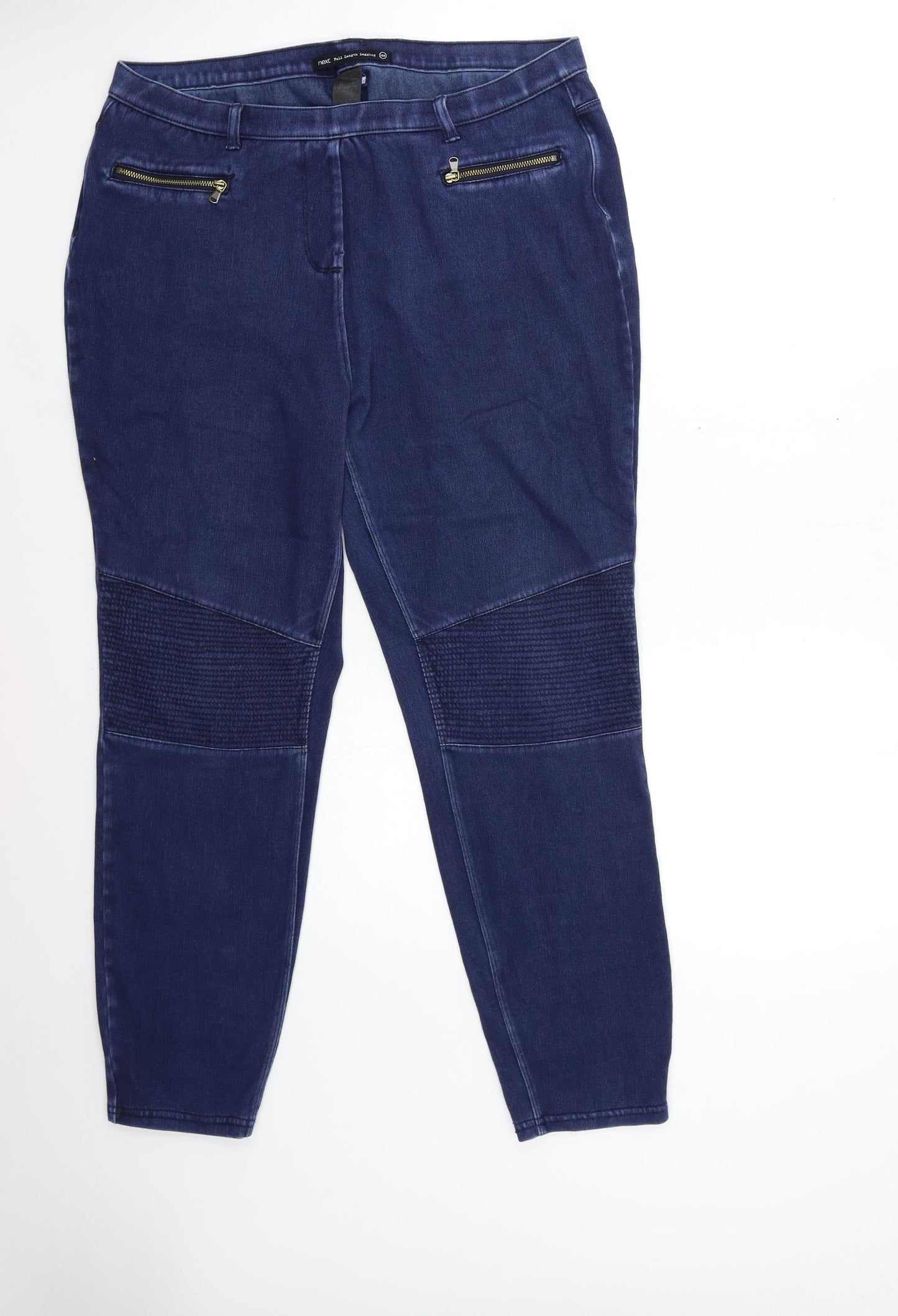 NEXT Womens Blue  Denim Jegging Jeans Size 18 L28 in