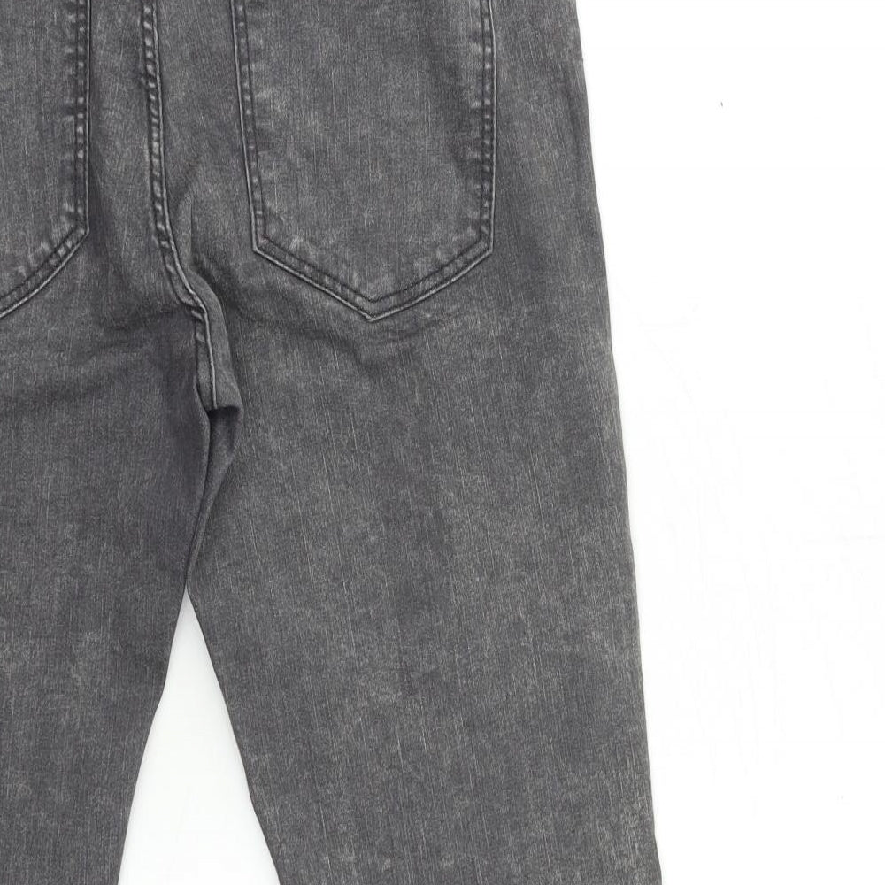 ESMARA Womens Grey  Denim Skinny Jeans Size 16 L25 in