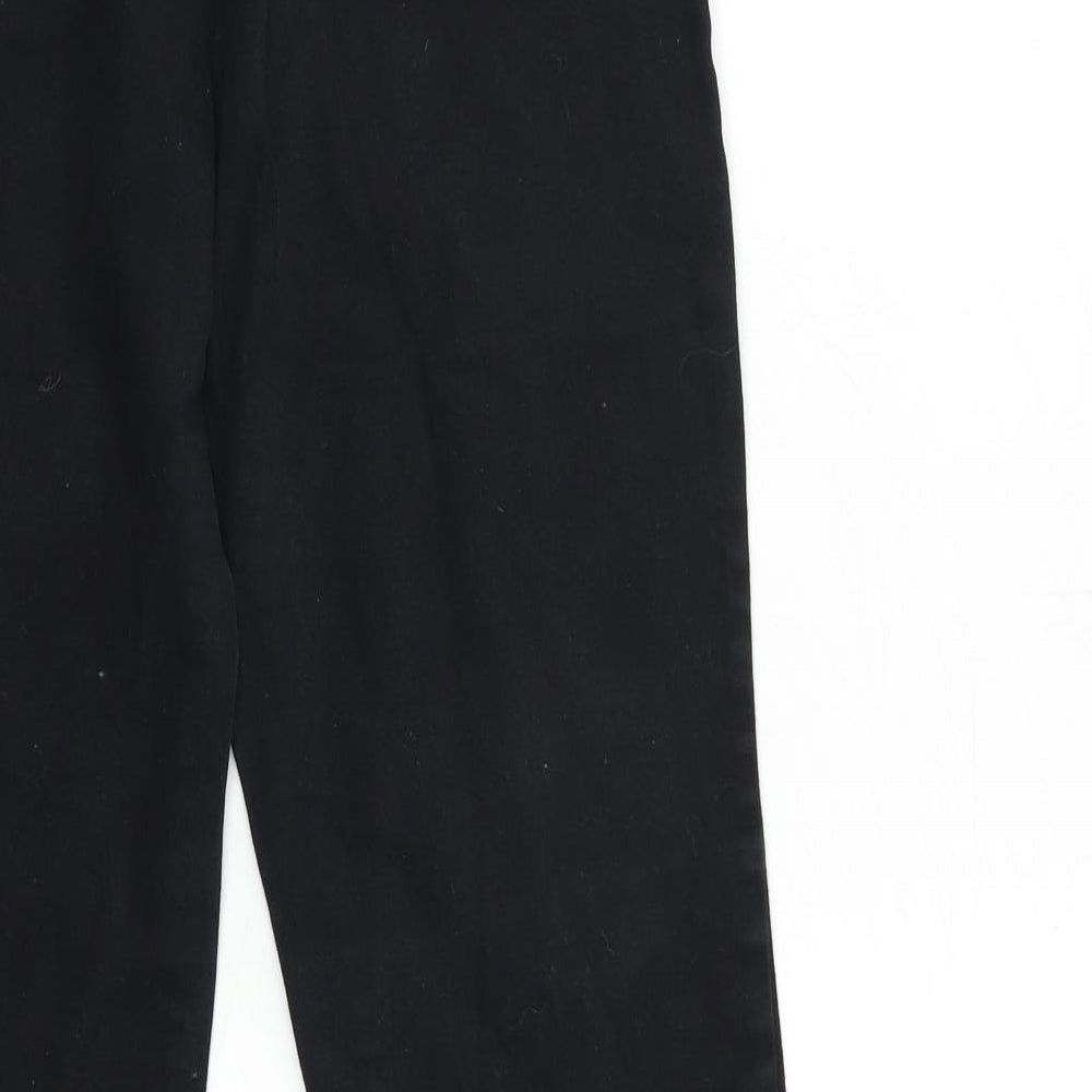 Hooray Womens Black  Denim Straight Jeans Size 16 L29 in