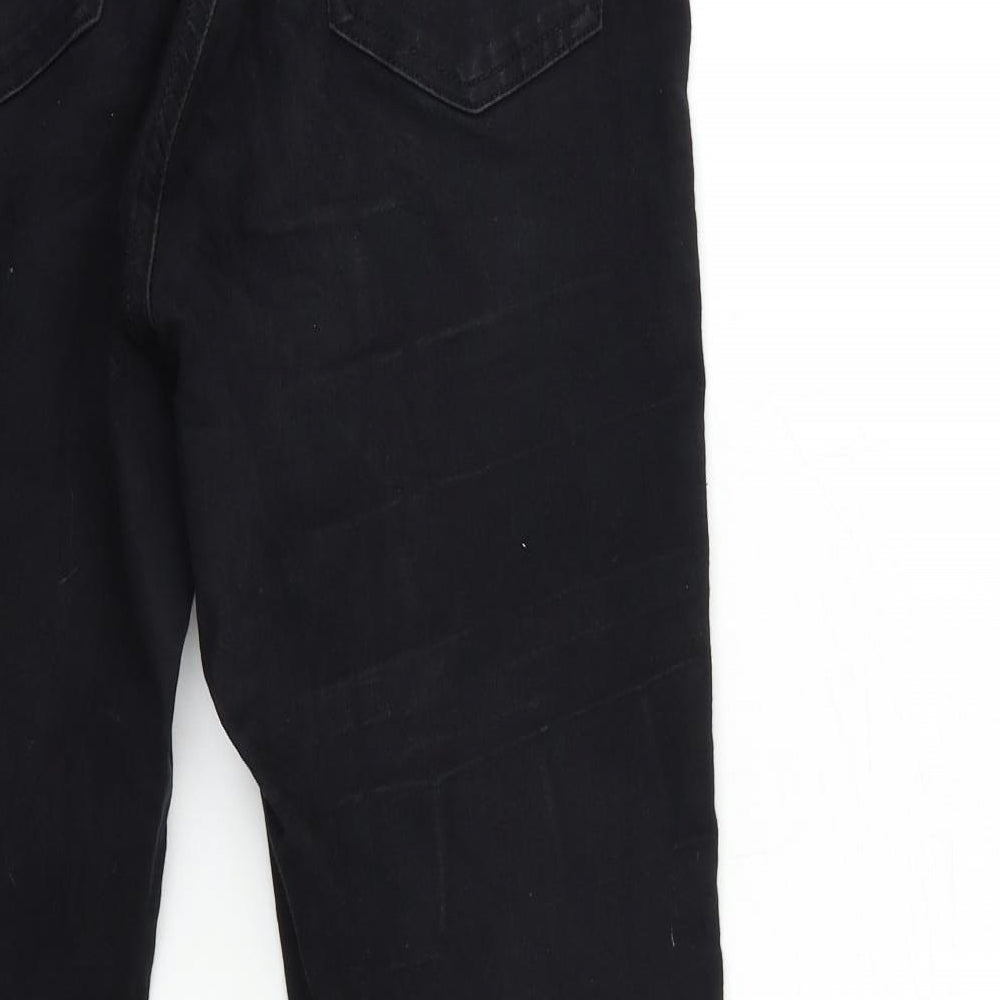 F&F Womens Black  Denim Skinny Jeans Size 14 L28 in