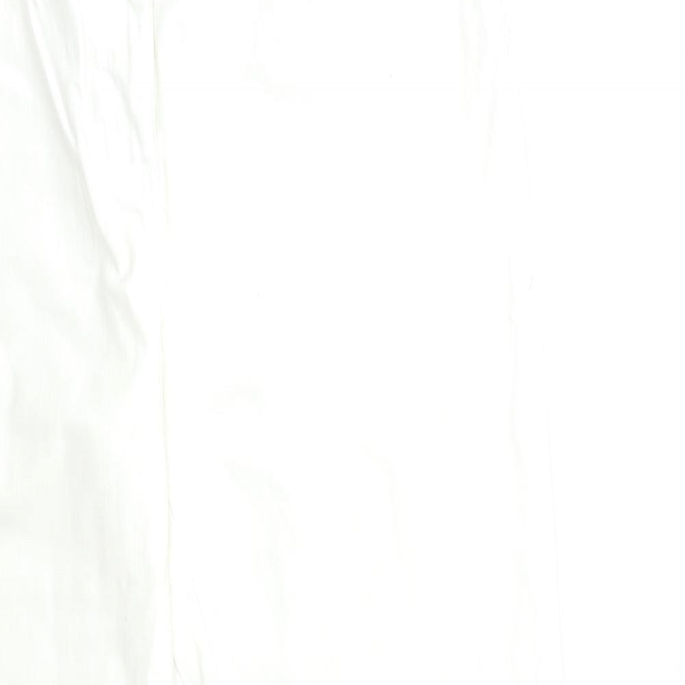 Papya Womens White  Denim Straight Jeans Size 18 L30 in