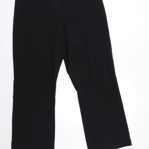 Marks and Spencer Womens Black   Trousers  Size 16 L29 in