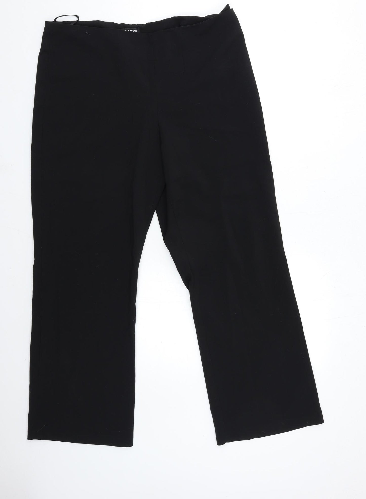 Marks and Spencer Womens Black   Trousers  Size 16 L29 in