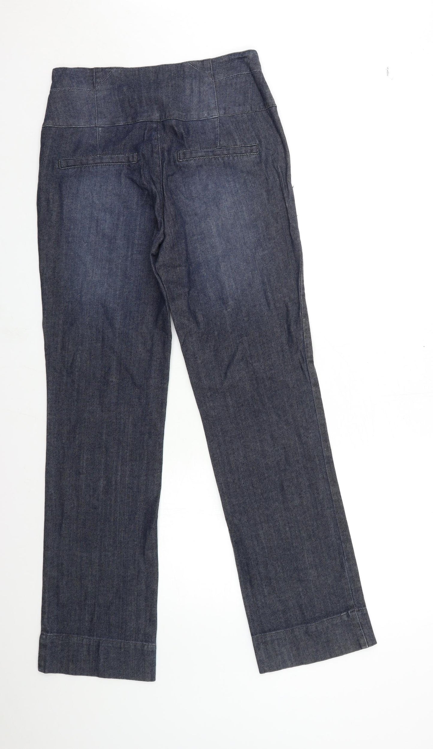 Arizona Jeans Womens Blue  Denim Straight Jeans Size 12 L32 in