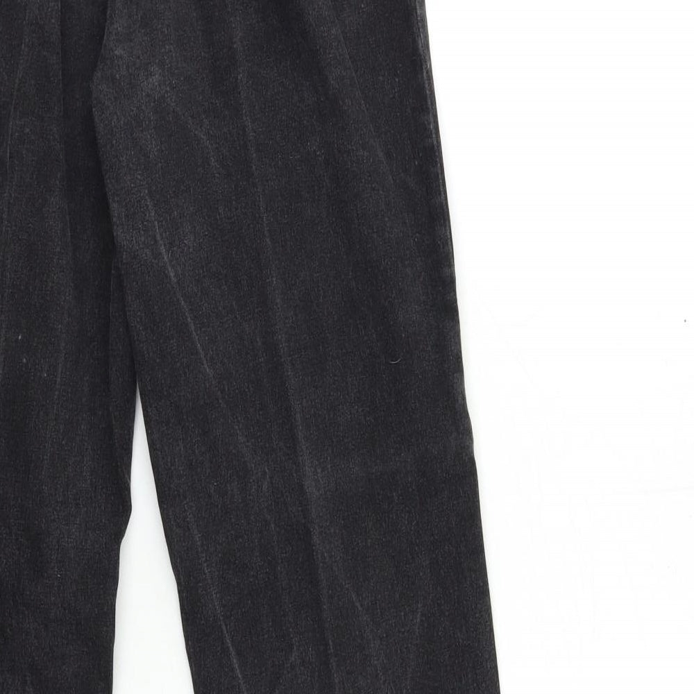 BHS Womens Black  Denim Flared Jeans Size 16 L31 in