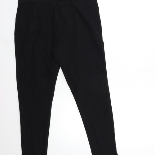 F&F Womens Black   Trousers  Size 14 L26 in